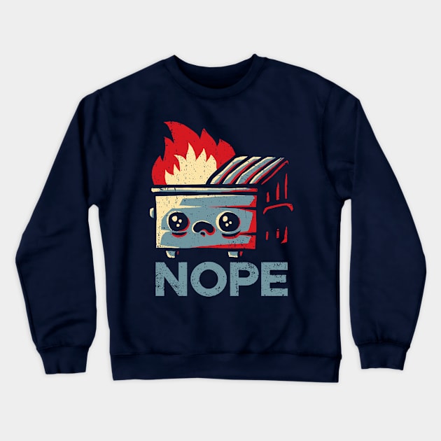 Nope Crewneck Sweatshirt by kg07_shirts